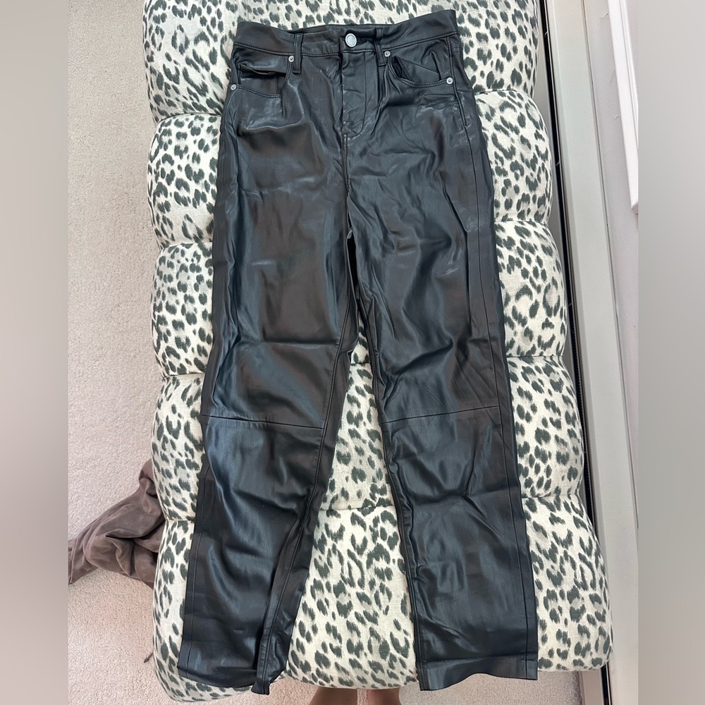 Blank NYC Black Faux Leather Pants Size 26